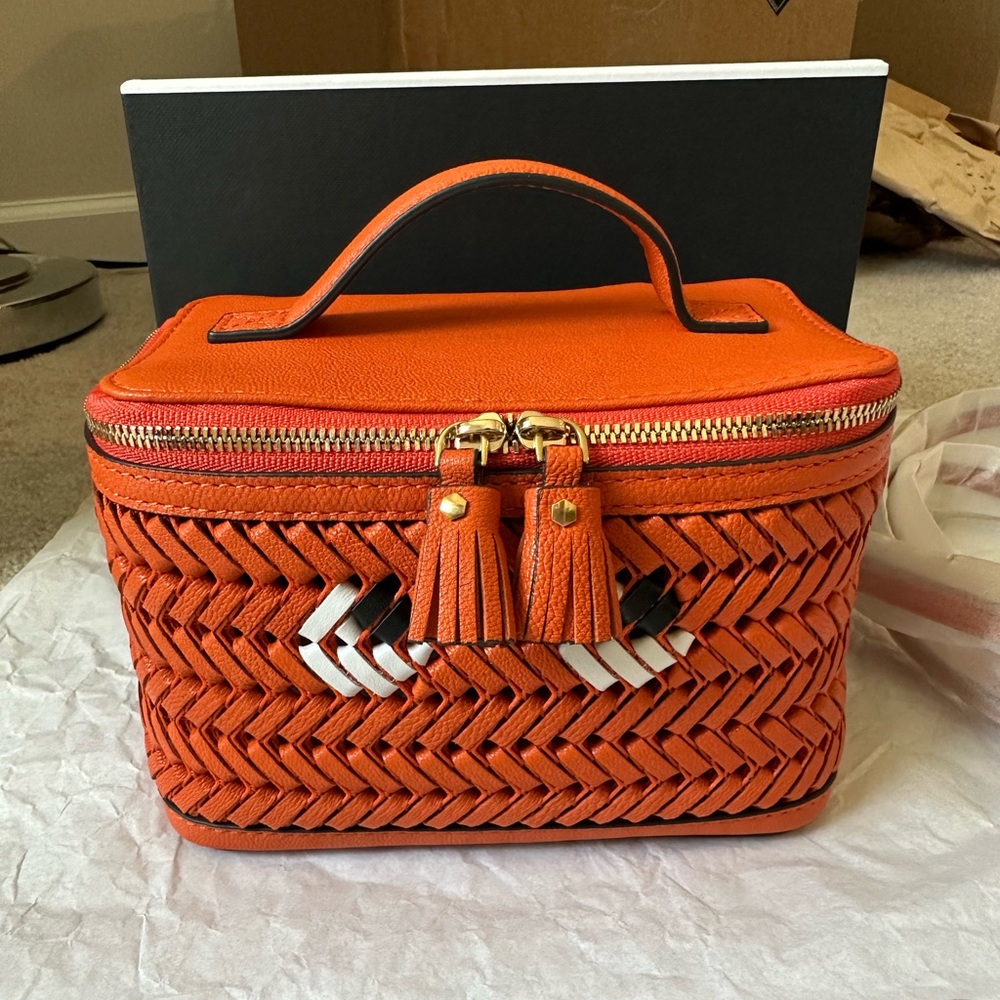 Anya Hindmarch Nesson Box Eyes in Orange